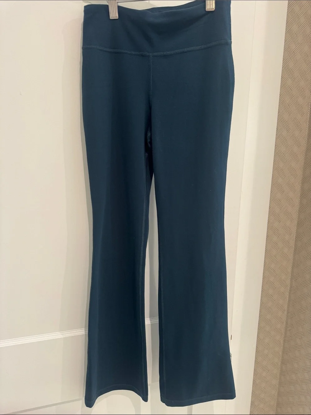 Athleta Girl Dark Green Rise Above Rib Tank ans matching leggings